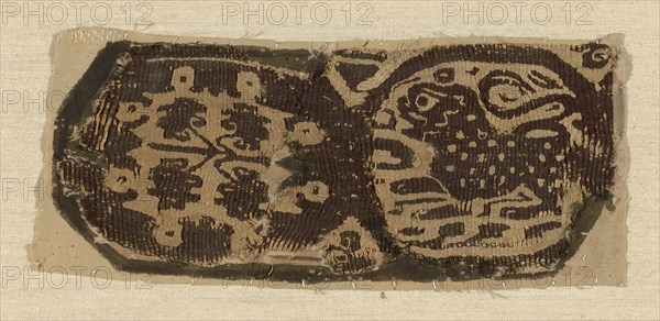 Border, Egypt, Roman period (30 B.C.- 641 A.D.), 5th century.