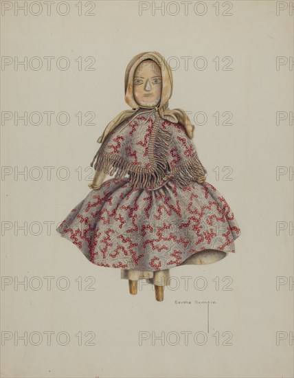 Wooden Doll, c. 1938.
