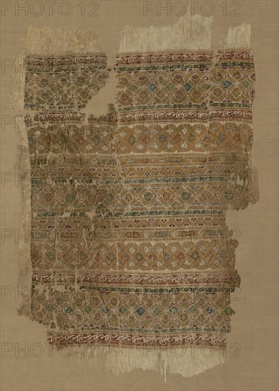 Fragment, Egypt, Fatimid period (969-1171), late 11th/early 12th century.