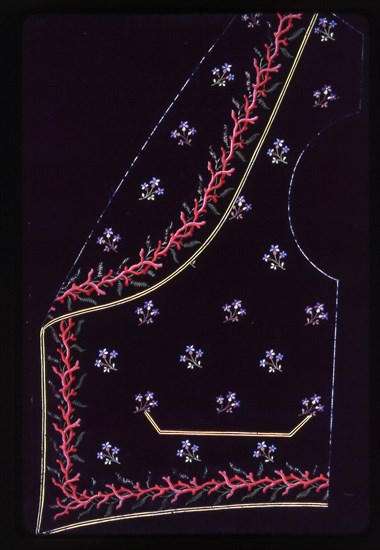 Waistcoat Design, England, 1830s/40s.