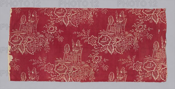 Fragment (Furnishing Fabric), France, c. 1800.