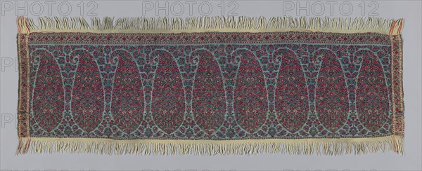 Shawl Border Fragment, India, 1815/20.