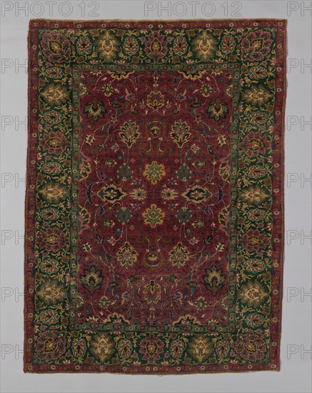 Rug, India, Late 15th/early 16th century.