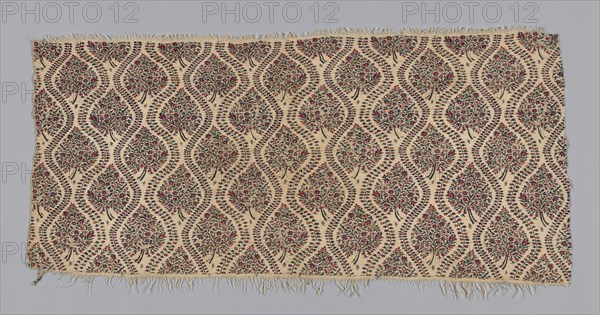 Shawl Fragment, India, c. 1815.