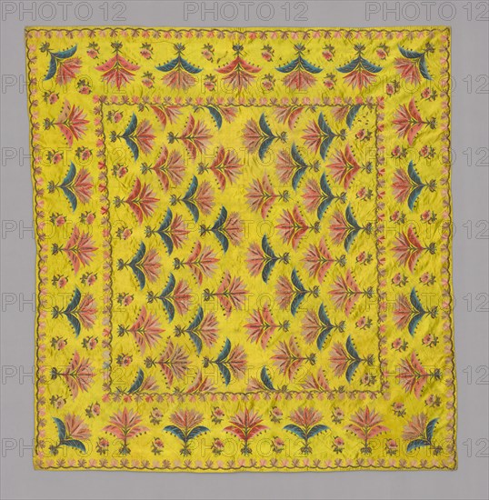 Needlework Cover, India, 19th century.