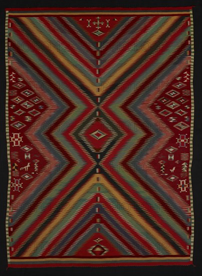 Eye-Dazzler Weaving, New Mexico, 1880/1900.