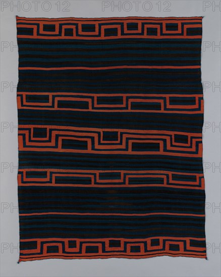 Moqui-Style Sarape, Northern Mexico, c. 1870.