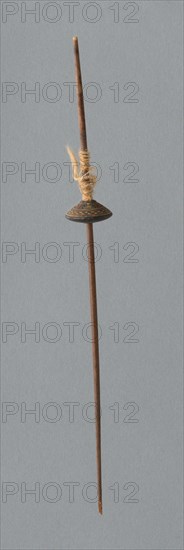 Wooden Spindle with Ceramic Whorls, Peru, 1000/1476.