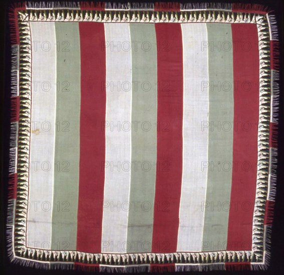 Square Shawl (Turnover), Russia, c. 1830.