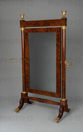 Dressing Mirror, c. 1820. Attributed to Duncan Phyfe.