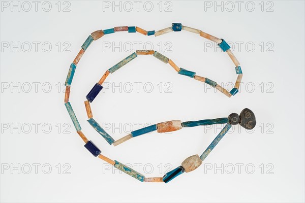 Necklace Strung with Indigenous and Imported Beads, c. 10th/16th century.
