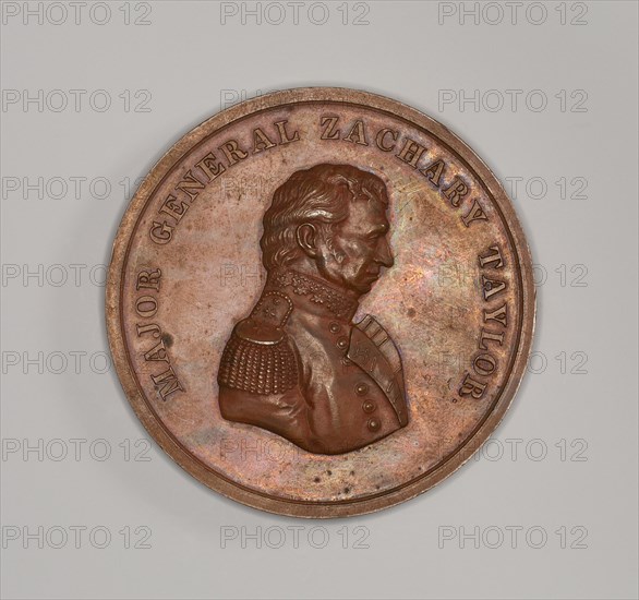 Medal commemorating Major General Zachary Taylor, 1847.