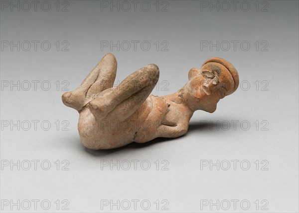 Seated Female Figure Giving Birth, c. A.D. 200.