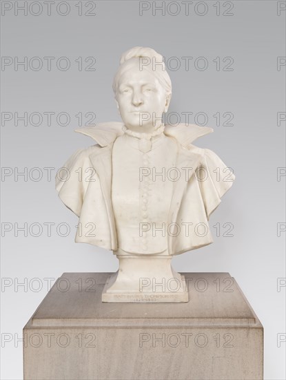 Bust of Mary Harris Thompson, M. D., 1902. Mary Harris Thompson MD (1829-1895) was one of the first women to practice medicine in Chicago. She was the founder, head physician and surgeon of the Chicago Hospital for Women and Children, renamed Mary Harris Thompson Hospital.