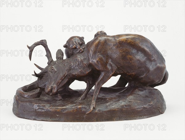 Locked in Death (Panther and Deer), Modeled 1896, cast 1896/99.