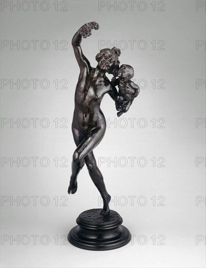 Bacchante with Infant Faun, Modeled 1894, cast after 1894. Cast by Jaboeuf et Rouard.