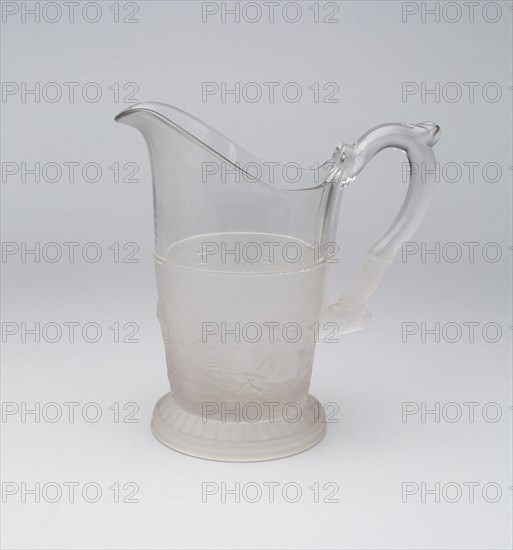 Westward Ho!/Pioneer pattern pitcher, c. 1876.