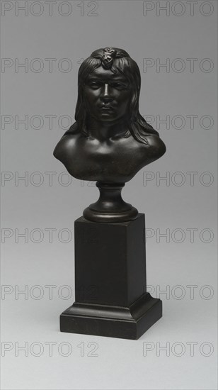 Bust of an American Indian, Modeled 1848/49, cast 1849.