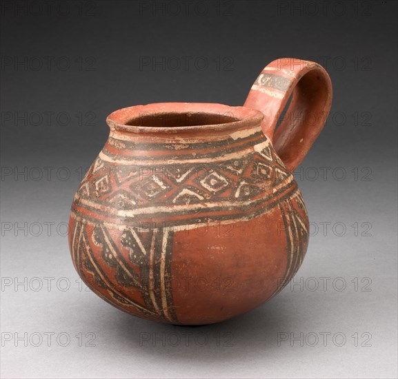 Miniature Single-Handled Jar with Textile-like Pattern, A.D. 1450/1532.