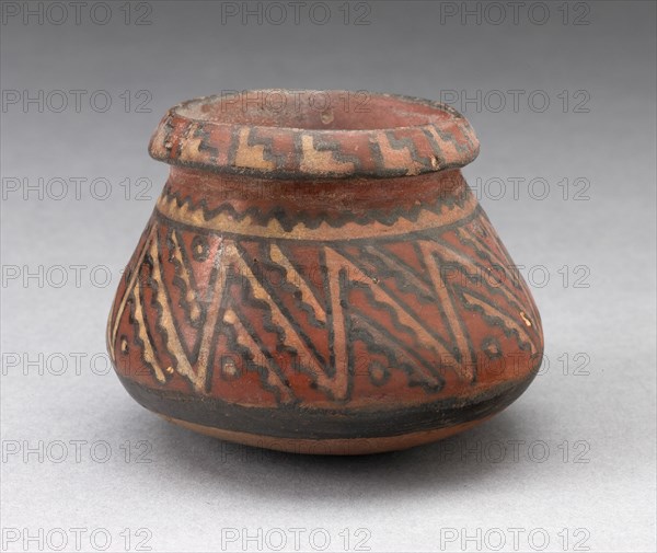 Miniature Jar with Textile-Like Geometric Pattern, A.D. 1450/1532.