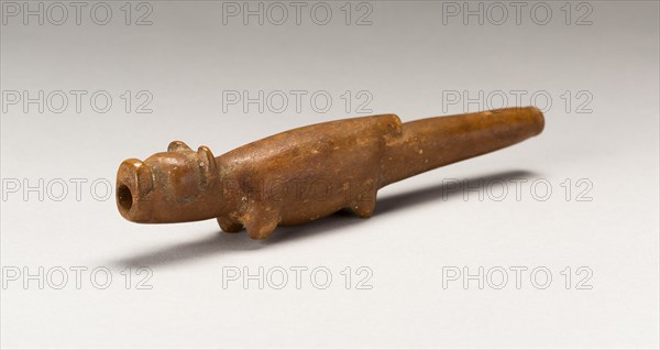 Long Tube, Possbly for Lime, in the Form of an Animal, A.D. 1450/1532.