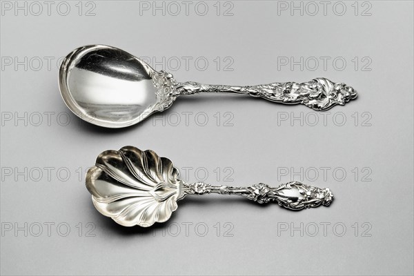 Serving Spoon, 1903, and Berry Spoon, 1902.
