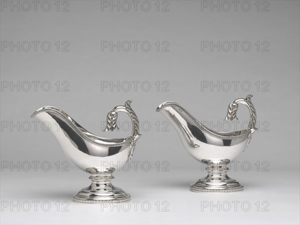 Pair of Sauceboats, c. 1830.