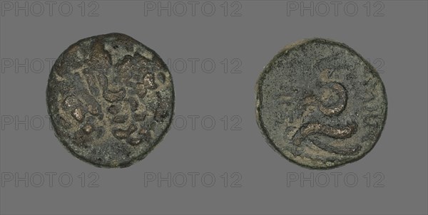 Coin Depicting the God Asklepios (?), probably Late Hellenistic Period, about 200/133 BCE.