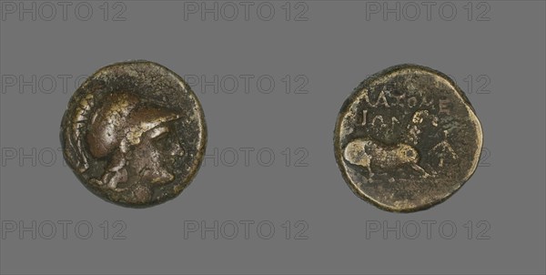 Coin Depicting the Goddess Athena, 387-301 BCE.