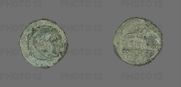 Coin Depicting the Hero Herakles, 300-200 BCE.