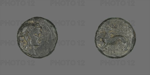 Coin Depicting the God Dionysos, about 133 BCE.