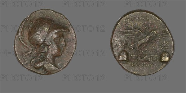 Coin Depicting the Goddess Athena, 133-48 BCE.