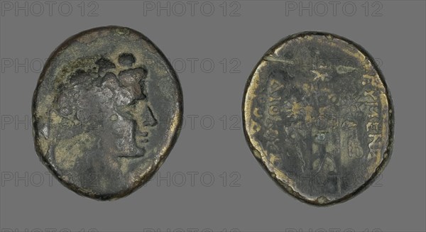 Coin Depicting the God Dionysos, about 133 BCE.