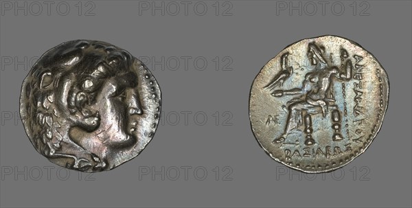 Tetradrachm (Coin) Portraying Alexander the Great as Herakles, 336-323 BCE.