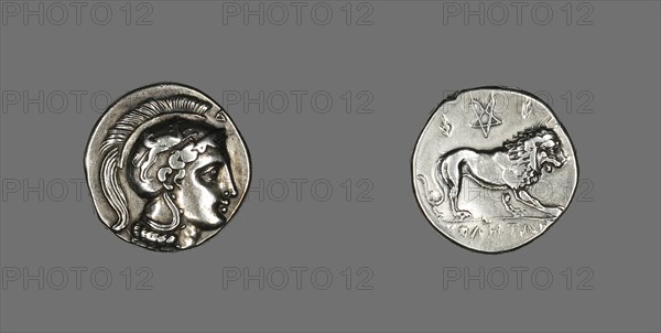 Stater (?) (Coin) Depicting the Goddess Athena, 4th-mid 3rd century BCE.