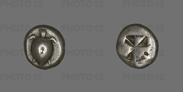 Stater (Coin) Depicting a Sea Turtle, 650-600 BCE.