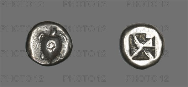 Stater (Coin) Depicting a Sea Turtle, 650-600 BCE.