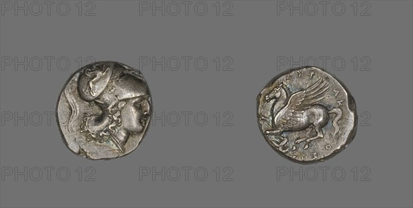 Stater (Coin) Depicting the Goddess Athena, 317-310 BCE.
