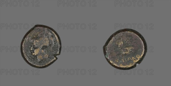 Coin Depicting the Goddess Athena, about 300-268 BCE.