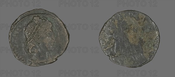 Coin Portraying Emperor Constantius, 250-306.