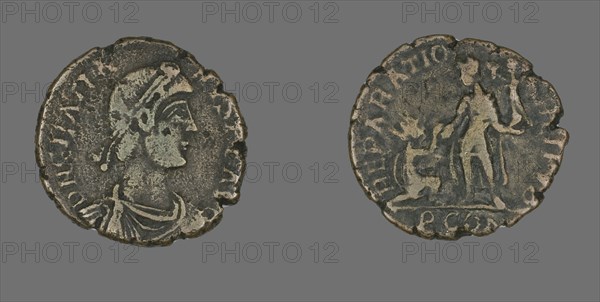 Coin Portraying Emperor Gratian, 367-383.