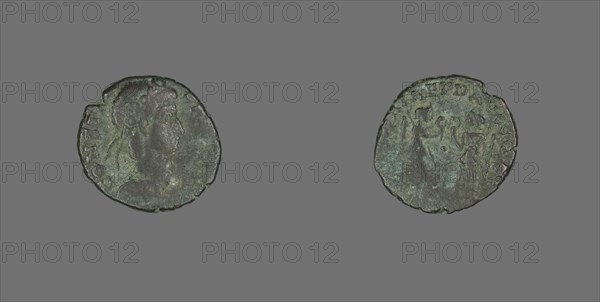 Coin Portraying Emperor Constans, 335-350 CE.