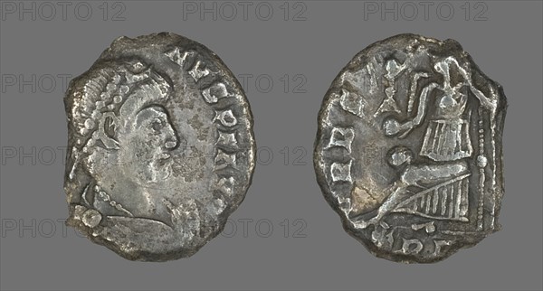 Coin Portraying an Emperor, late 4th century.