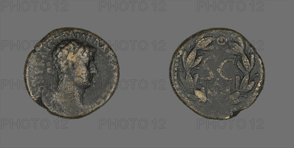 Coin Portraying Emperor Hadrian, 117-138.