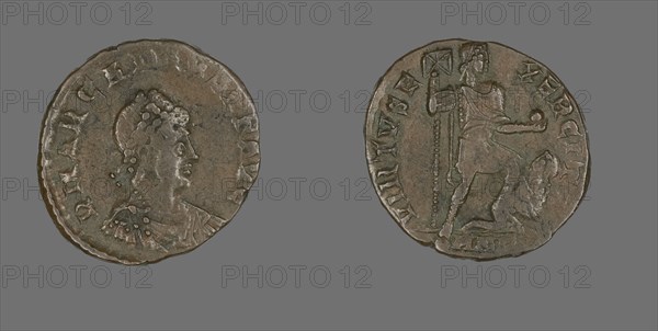 Coin Portraying Emperor Arcadius, 383-408 CE.