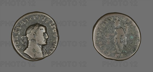 Coin Portraying Emperor Constantius I, 293-306.