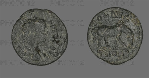 Coin Portraying Emperor Caracalla, 198-217 CE.