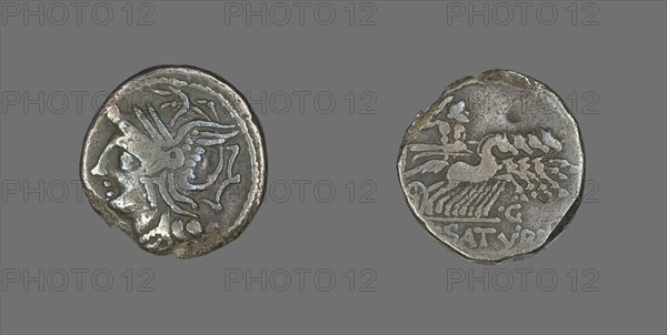 Denarius (Coin) Depicting the Goddess Roma, 104 BCE.