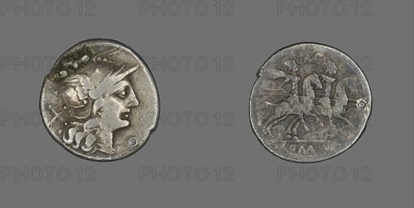 Denarius (Coin) Depicting the Goddess Roma, 189-180 BCE.