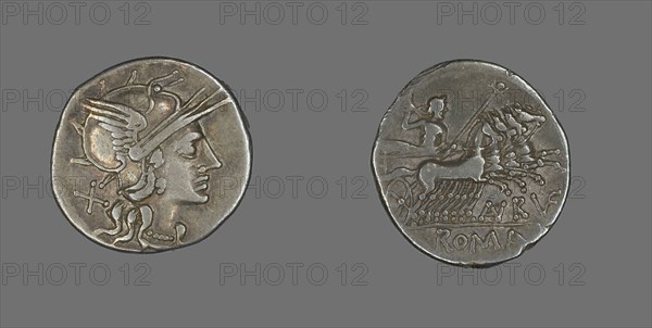 Denarius (Coin) Depicting the Goddess Roma, 144 BCE.